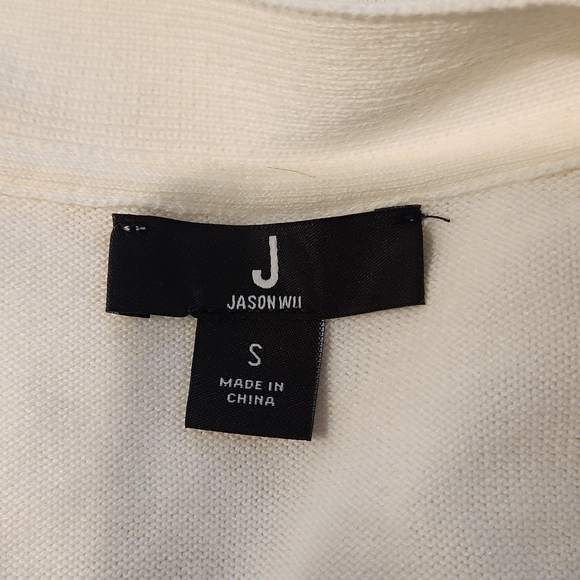 Jason Wu small white button down sweater cardigan - Picture 6 of 6